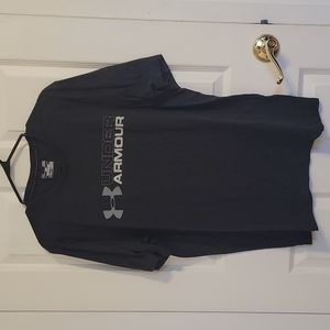 Under Armour Threadborne HeatGear Athletic TShirt Large Black